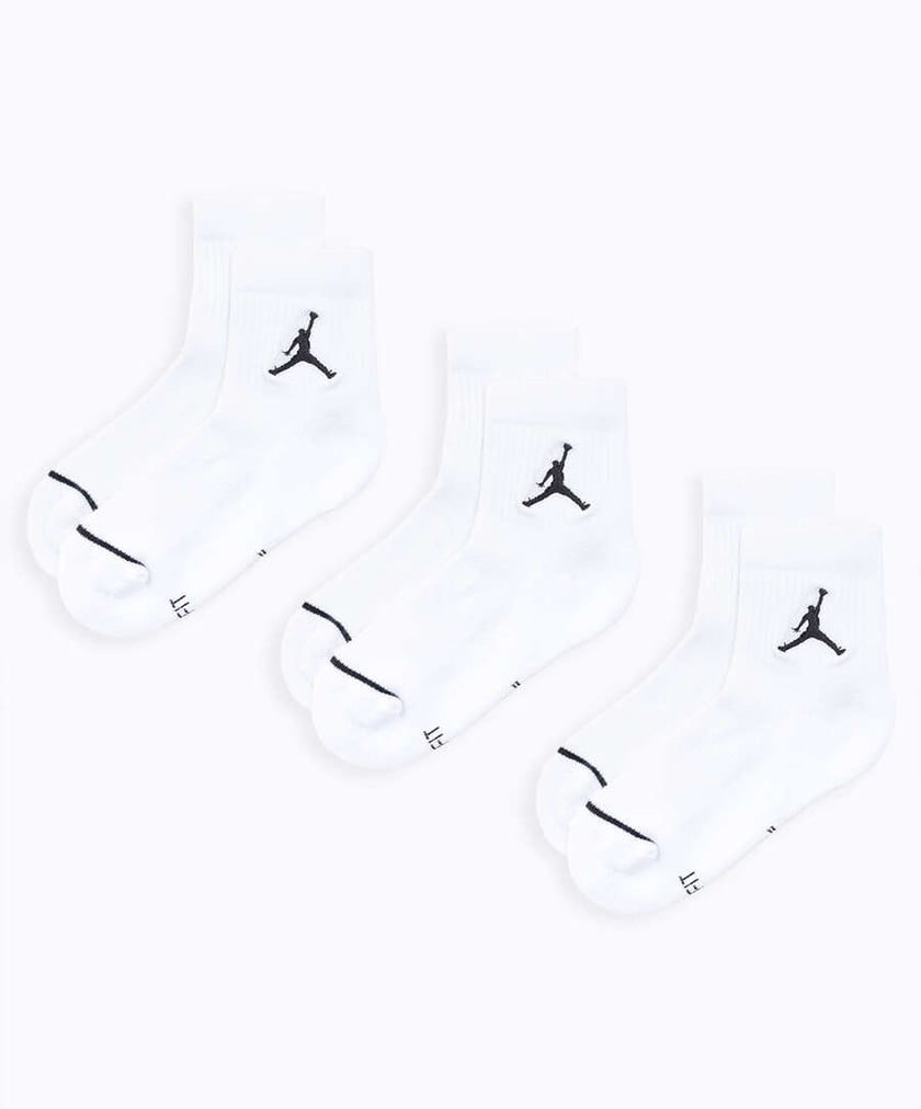 Jordan jumpman quarter 3 pack socks hot sale