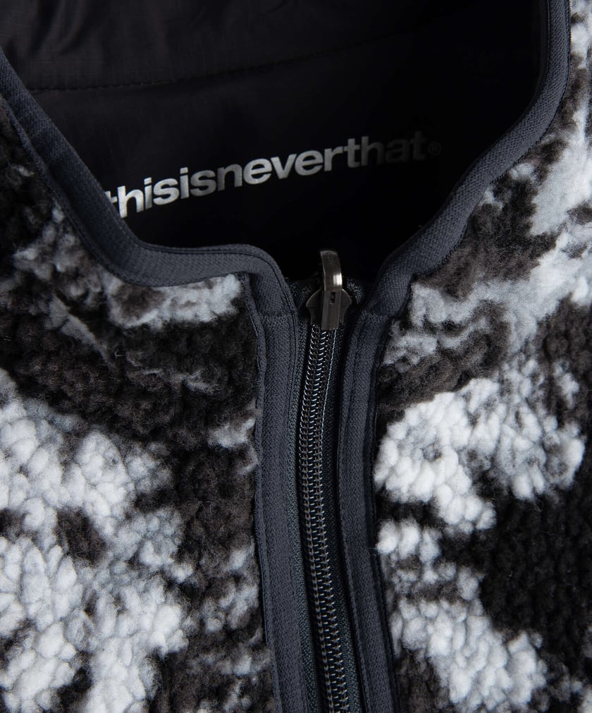 Lmc boa fleece reversible full zip deals jacket black