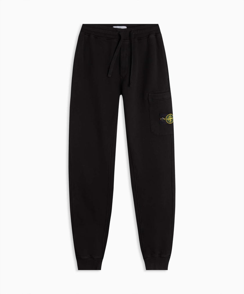 Pantalon Stone Island Garment Dyed Cargo Homme Noir 731564520