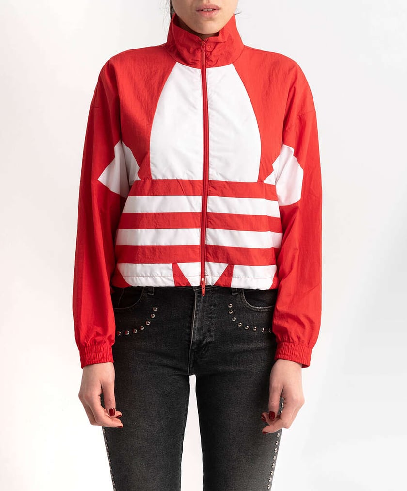 Women's adidas originals large logo track jacke sales