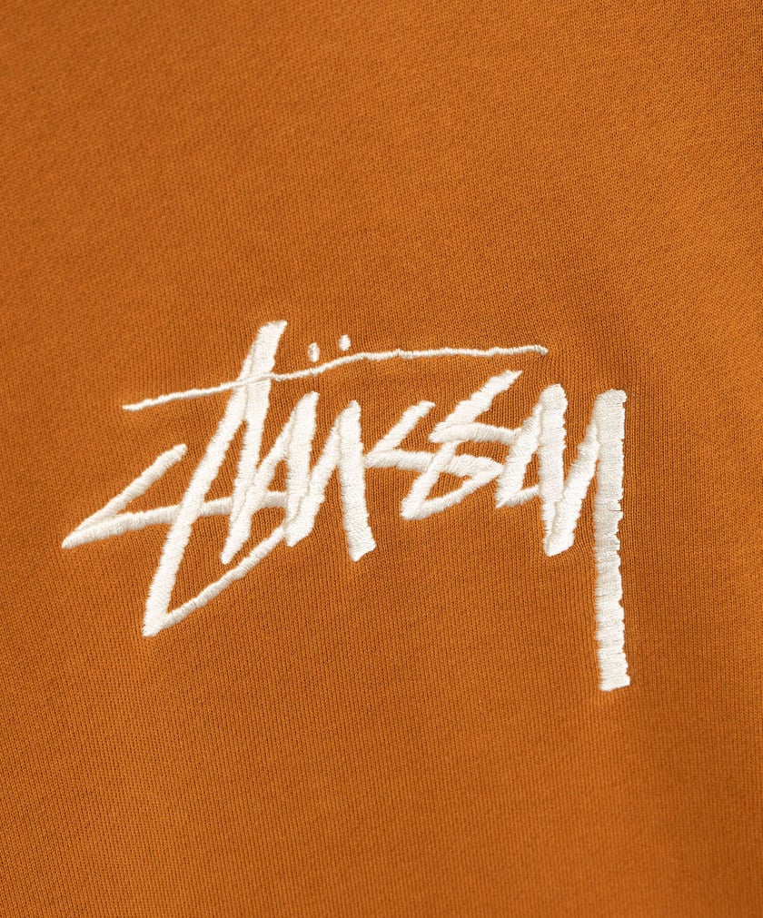 Felpa stussy sale arancione