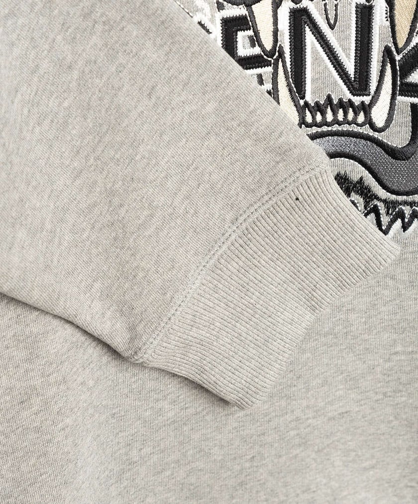 Sudadera Kenzo Varsity Tiger Hombre Gris FA65SW1114XV 94 Comprar