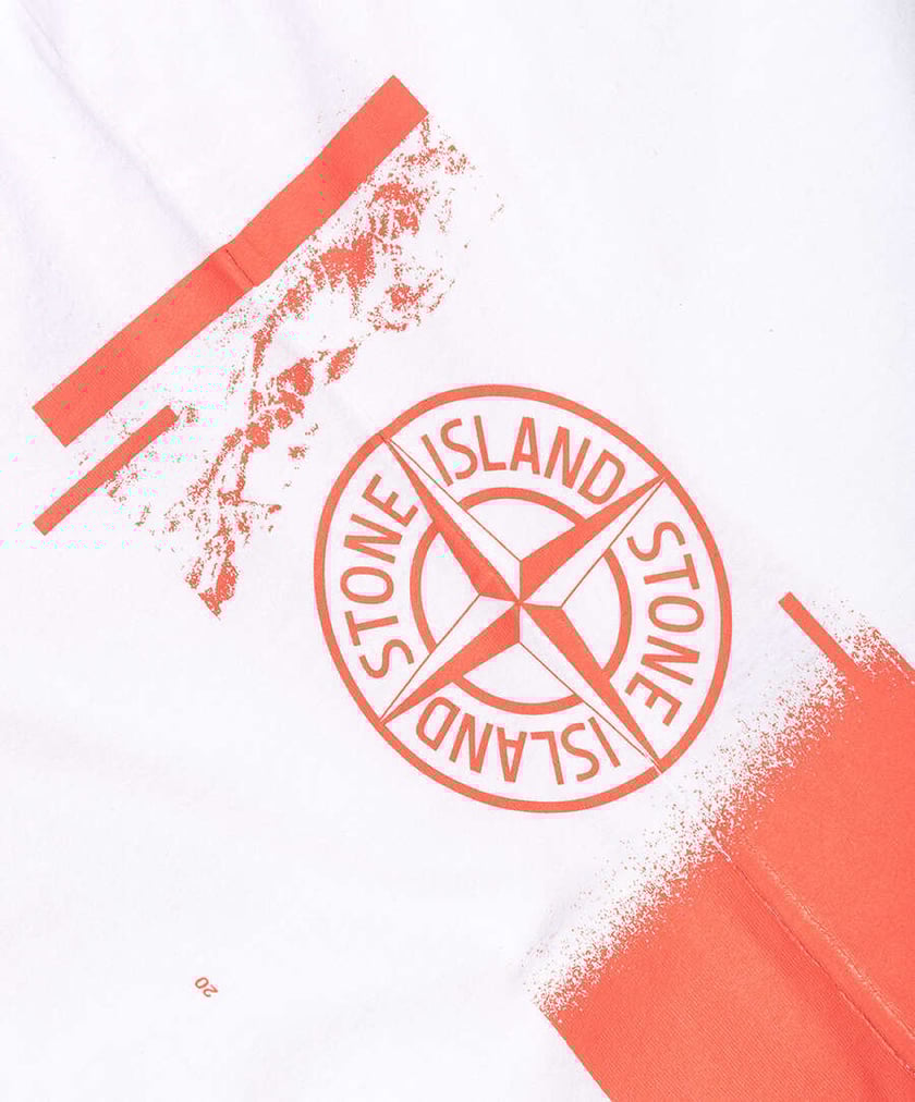 Stone Island Compass Men s Short Sleeve T Shirt Multi 72152NS83 V0001 FOOTDISTRICT
