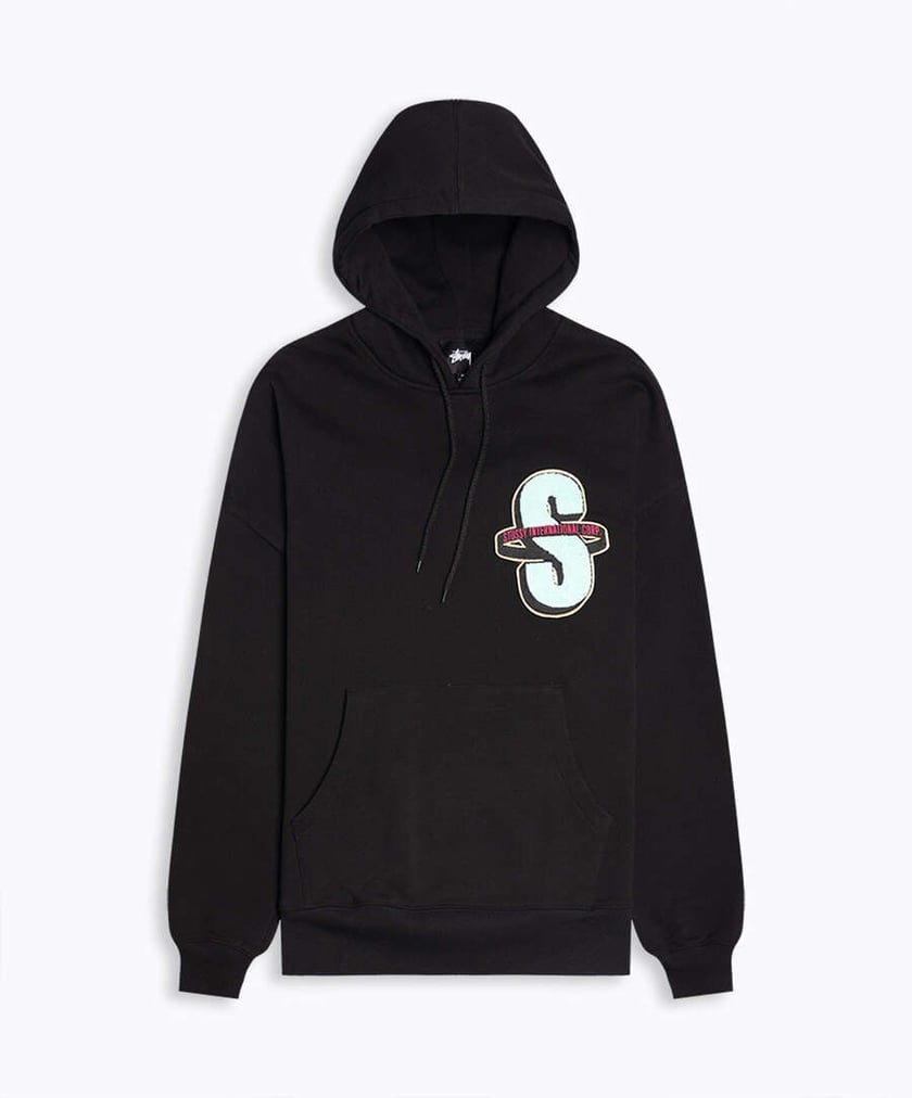 Stussy S App. Fleece Men s Hoodie 218097 BLAC Buy Online at