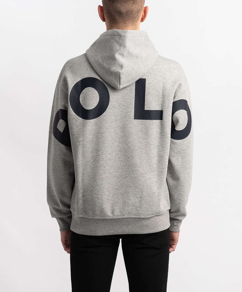 Sweat Capuche Polo Ralph Lauren Back Logo Homme Gris