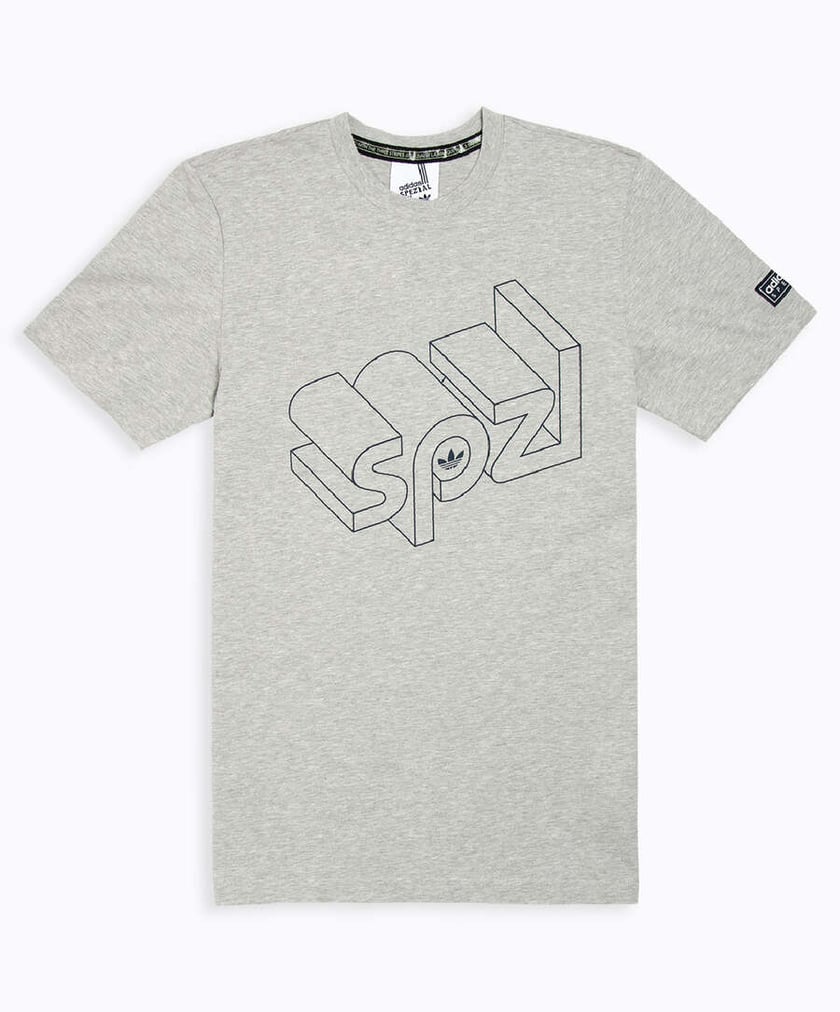 adidas SPZL Wireframe SS T Shirt Gray DY5860 Buy Online at