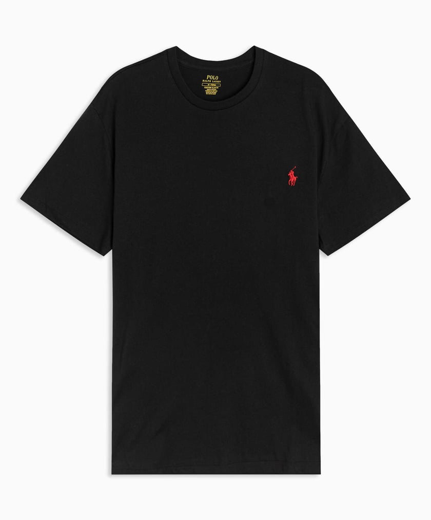 Polo Ralph Lauren Custom Slim Fit Men s T Shirt Black 710680785001 FOOTDISTRICT