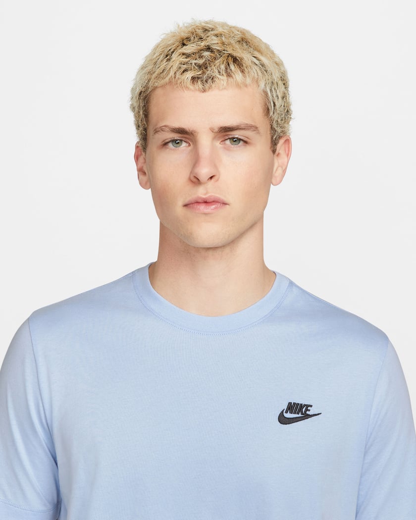 Nike Sportswear Mens Logo T-Shirt (Medium, Grey  