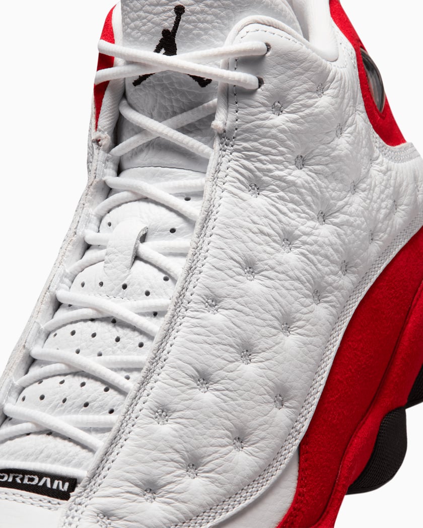 jordans 13 red white