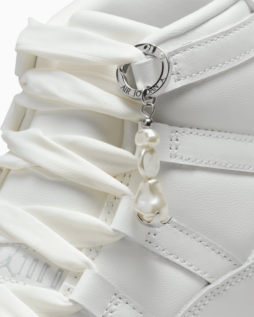 pearl white jordans