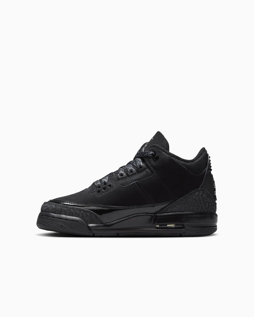 Air Jordan 3 Retro Black Cat GS Negro DM0967 001 FOOTDISTRICT