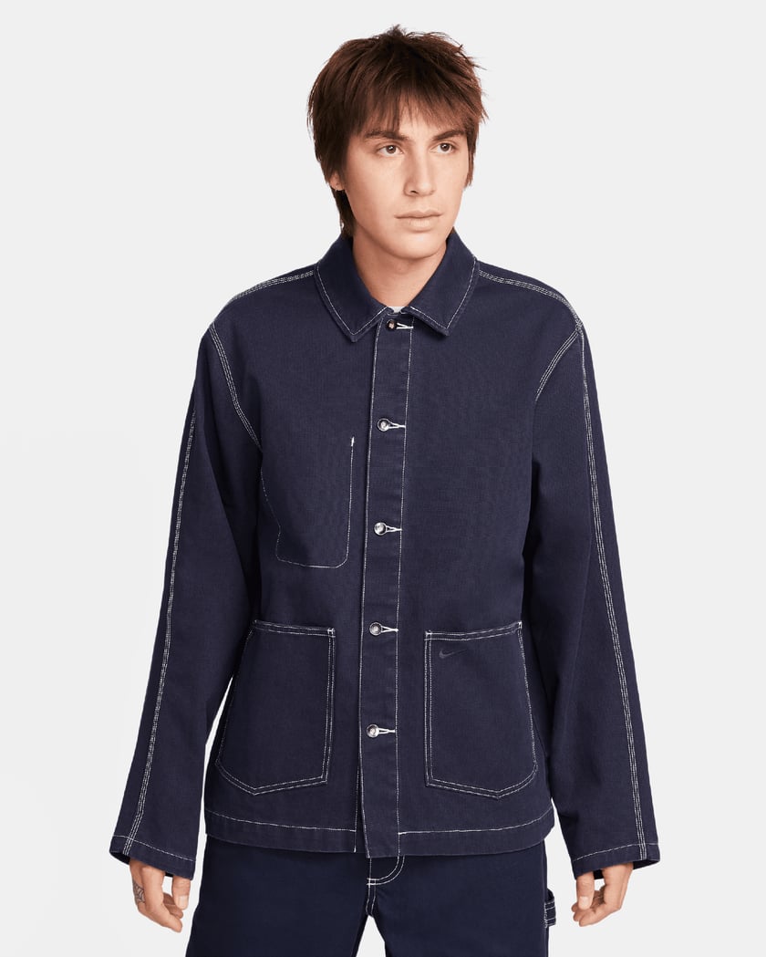 Nike Sportswear Club Men s French Terry Jacket Blue FN0356 451 FOOTDISTRICT