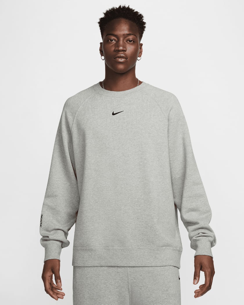 Nike x Drake NOCTA NRG CS Unisex Fleece Sweatshirt Gray