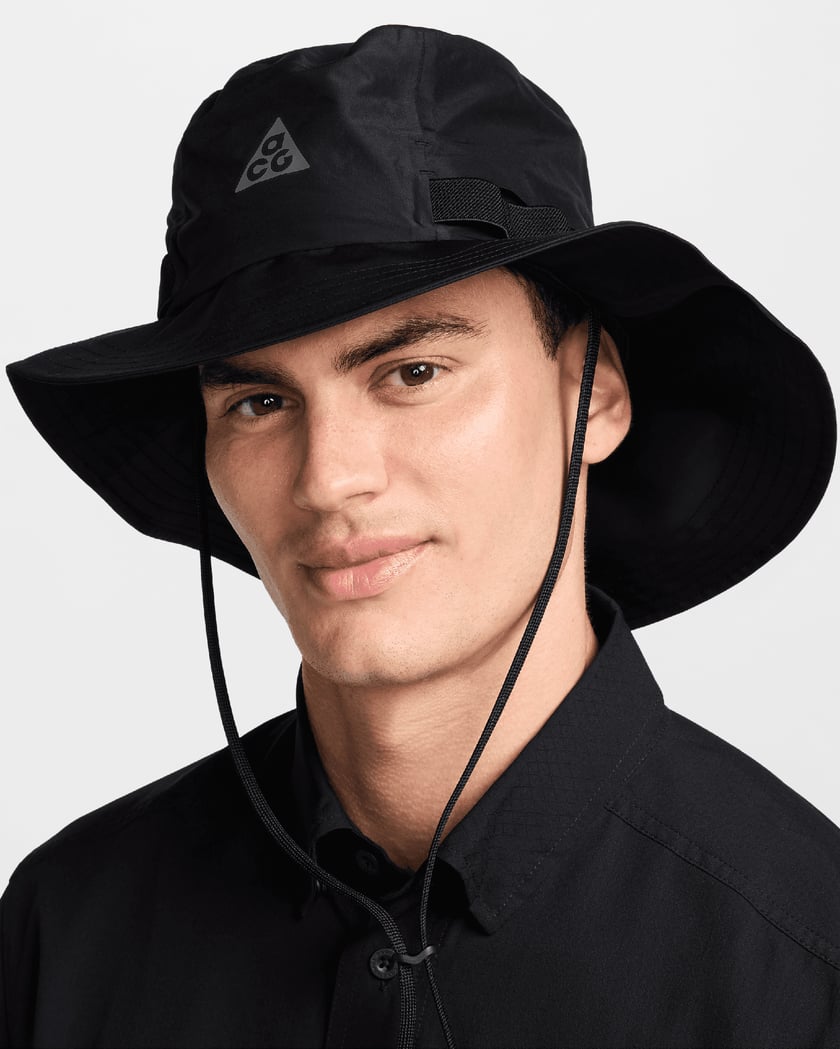 Black bucket hat nike shop