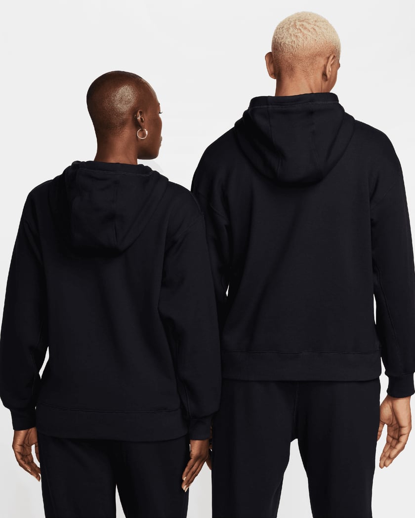 Nike Unisex Wool Classics Hoodie Black FV4878 010 FOOTDISTRICT