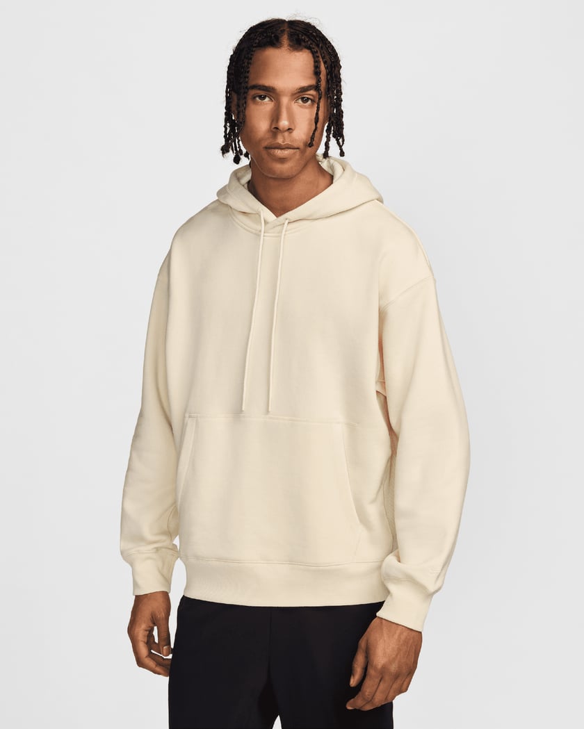 Nike Unisex Wool Classics Hoodie Beige FV4878 901 FOOTDISTRICT