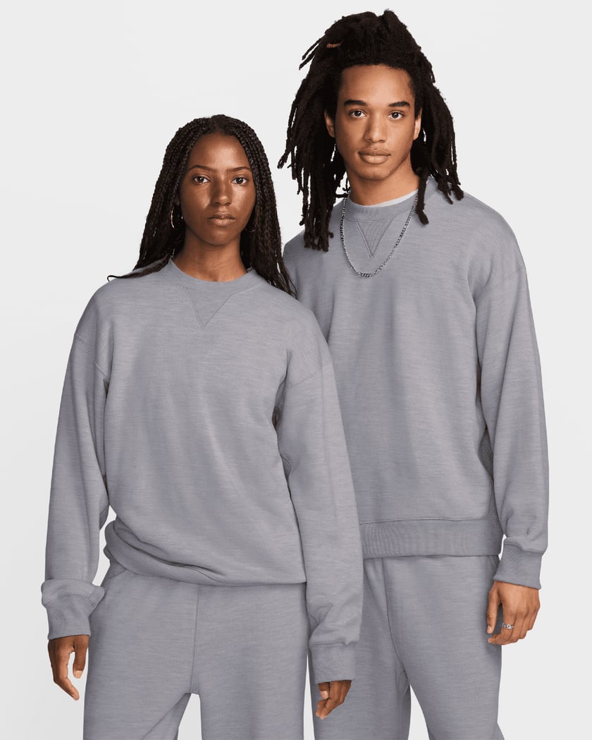 Nike Unisex Wool Classics Sweatshirt Grau FV4883 048 FOOTDISTRICT