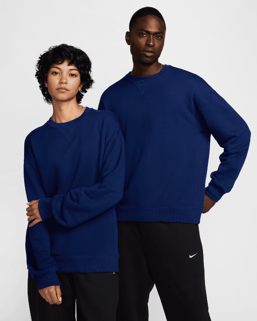 Nike Unisex Wool Classics Sweatshirt Blau FV4883 492 FOOTDISTRICT