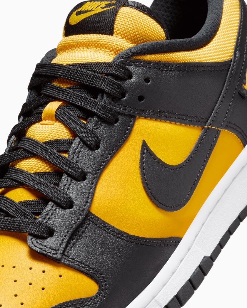 Nike Dunk Low Reverse Goldenrod Negro Amarillo FZ4618 001 FOOTDISTRICT