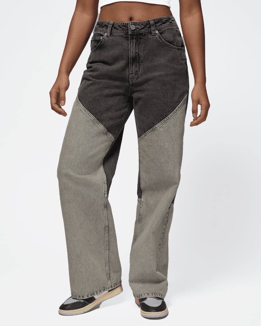 パンツ nike Air jordan vintage denim pants 90s Vintage Air Jordan Nike Jumpan Denim Jean Pants Baggy 42W x