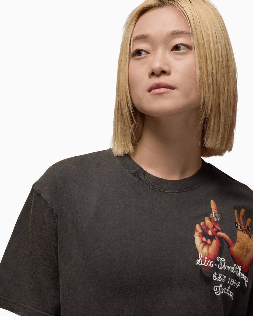 Jordan 6 Rings Women's Graphic T-Shirt Black HM7275-045