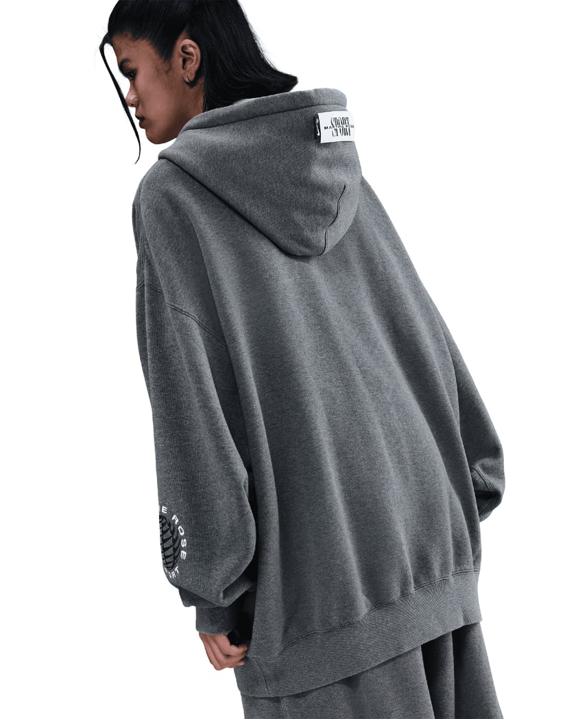 Nike x Martine Rose NRG Oversize Men's Zip-Up Sweatshirt Gray