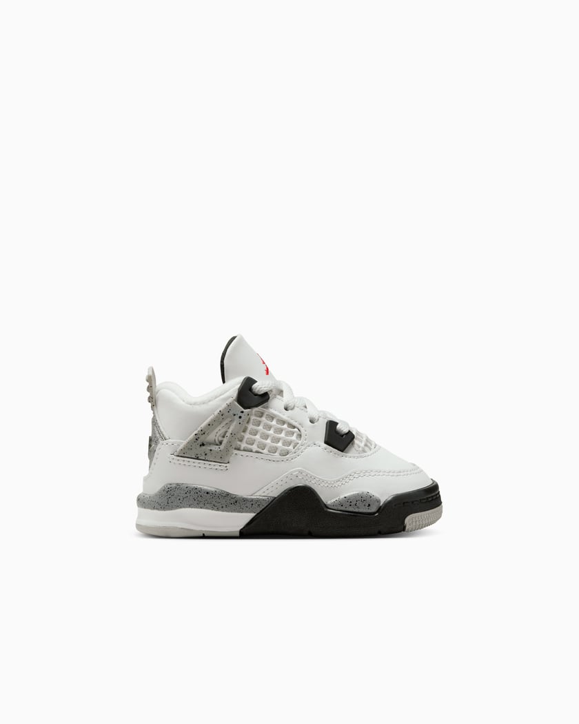 靴 Air Jordan 4 Retro Retro Cement Air Jordan 4 Retro OG White Cement 2023 Sneakers Bedazzled