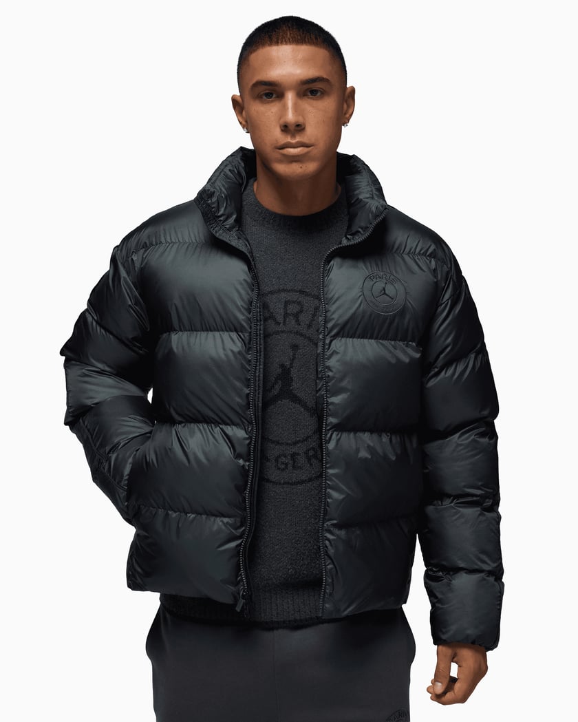 Jordan x PSG Men's Down Jacket Black IF5489-060 | FOOTDISTRICT