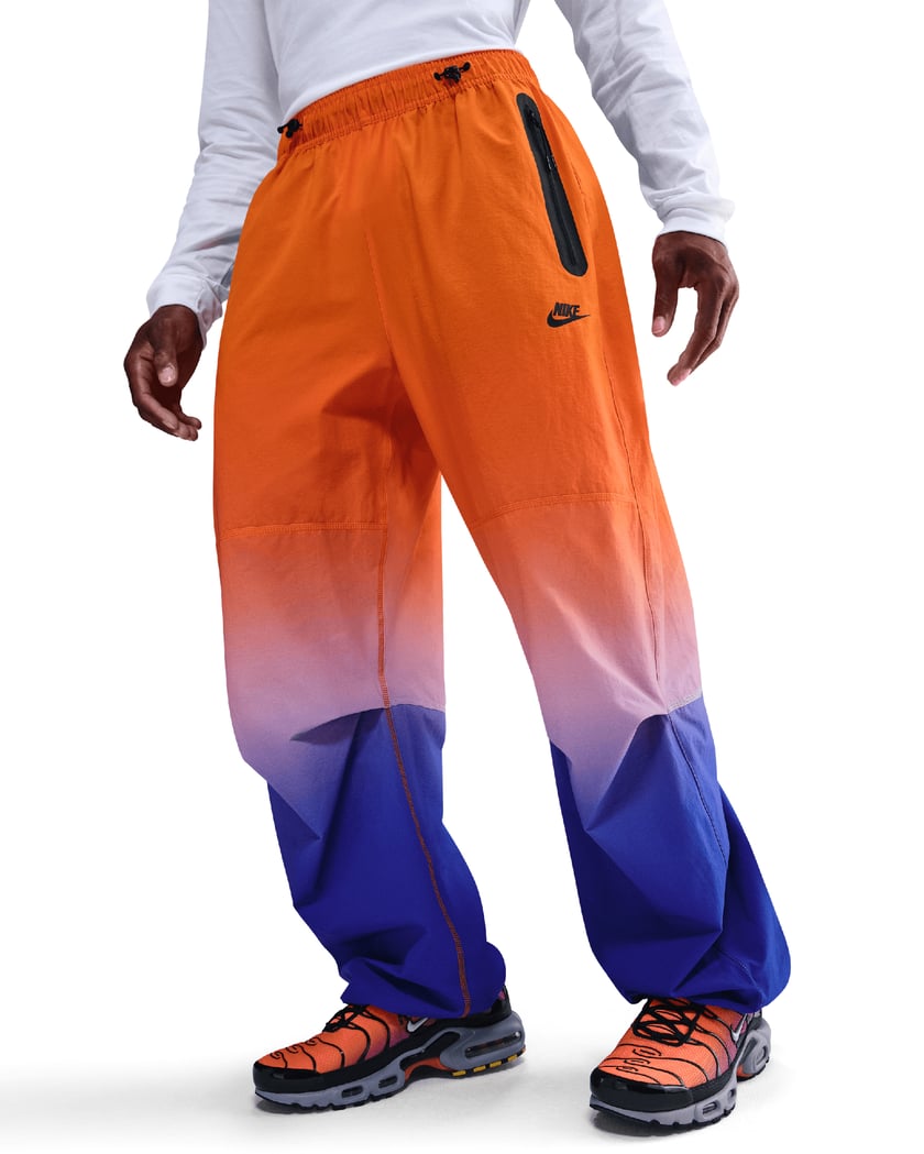 orange nike windbreaker pants