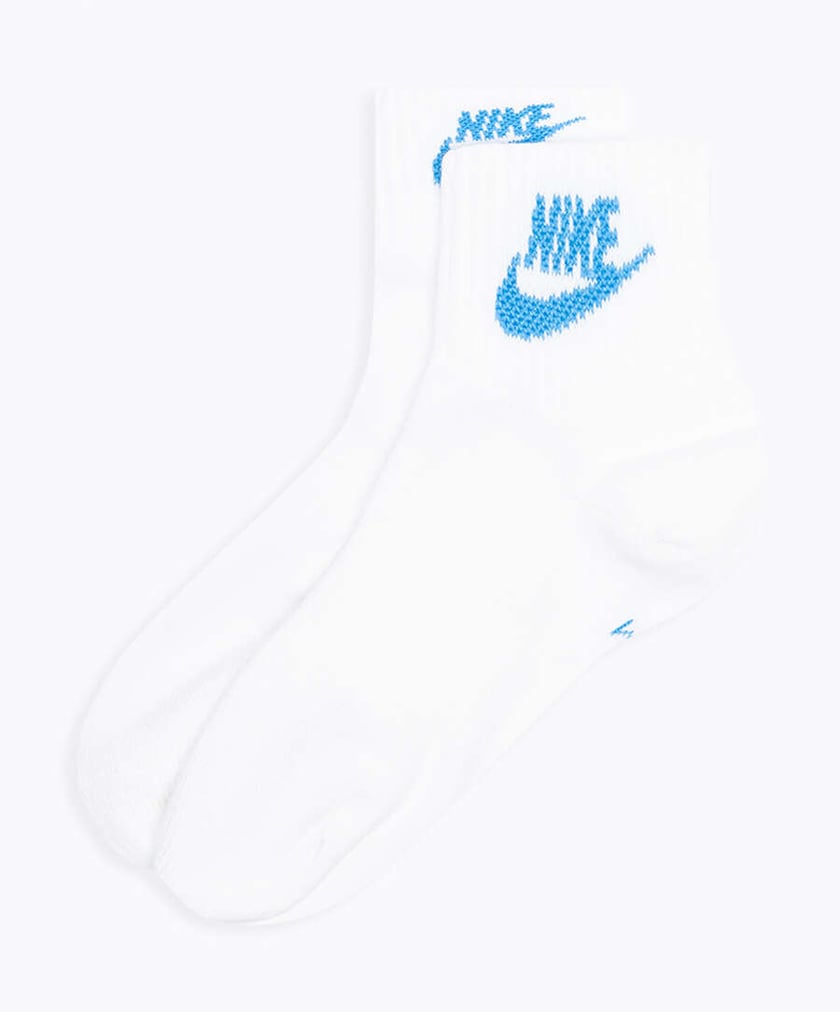 Nike white swoosh logo 3 pack ankle socks