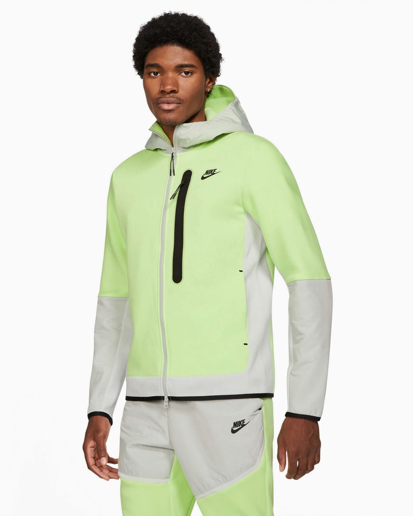Nike Sportswear Tech Fleece Men's Hooded Jacket Green CZ9903-383