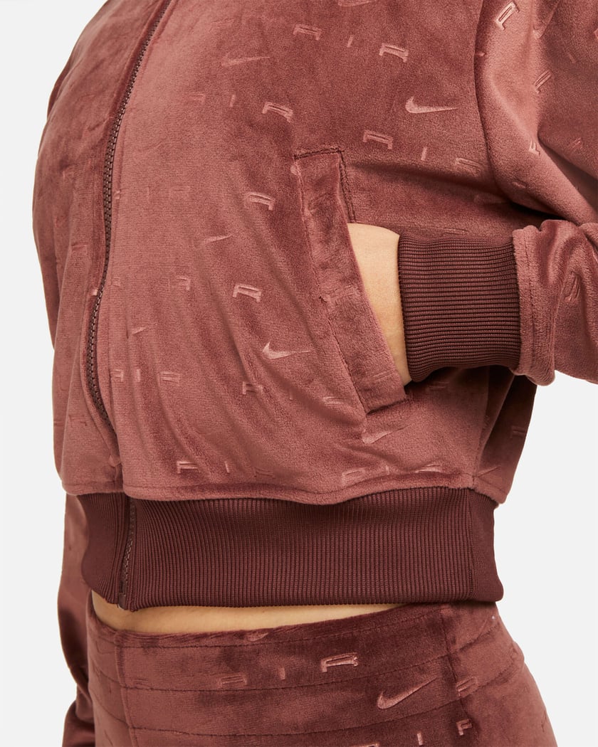 velvet nike jacket