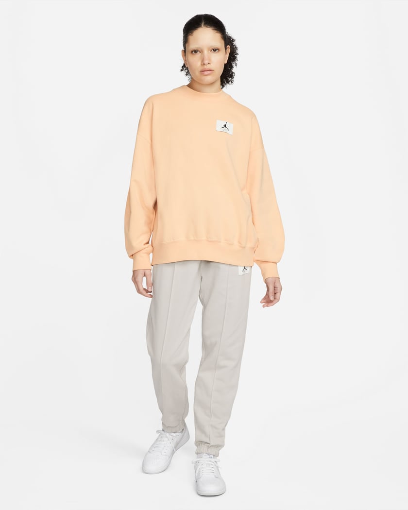 Jordan Essentials Women's Oversized Fleece Sweatshirt Laranja DM5189-268