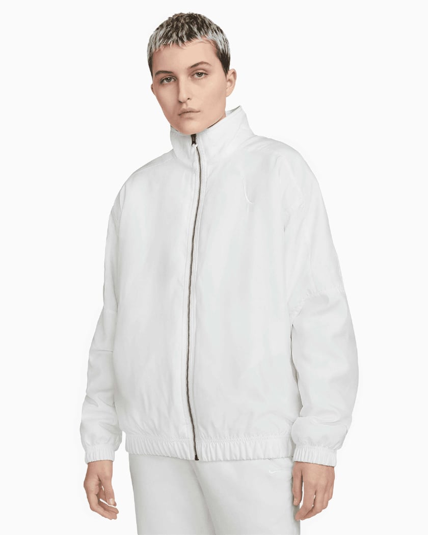 Nike Solo Swoosh Unisex Satin Bomber Unisex Bomber White DN1266