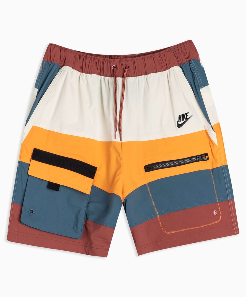 Nike Sportswear Hype Hike Woven Herren Shorts Bunt CU4224 652