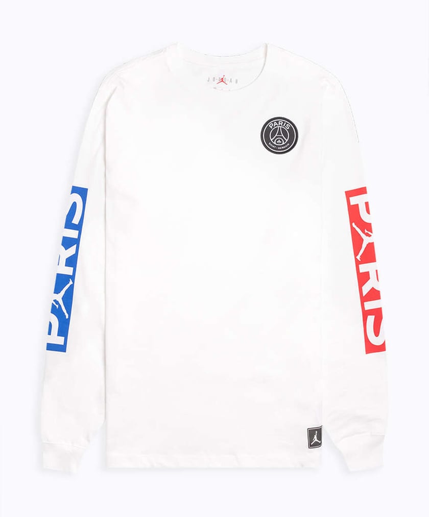 Psg jordan jersey deals white long sleeve