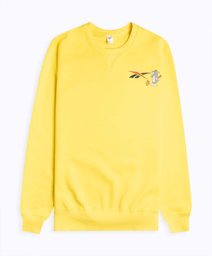 Sudadera reebok vintage hombre amarillo new arrivals