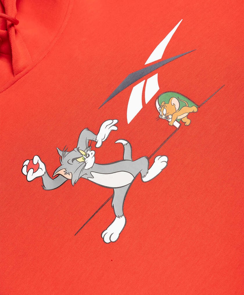 Reebok tom jerry on sale hoodie