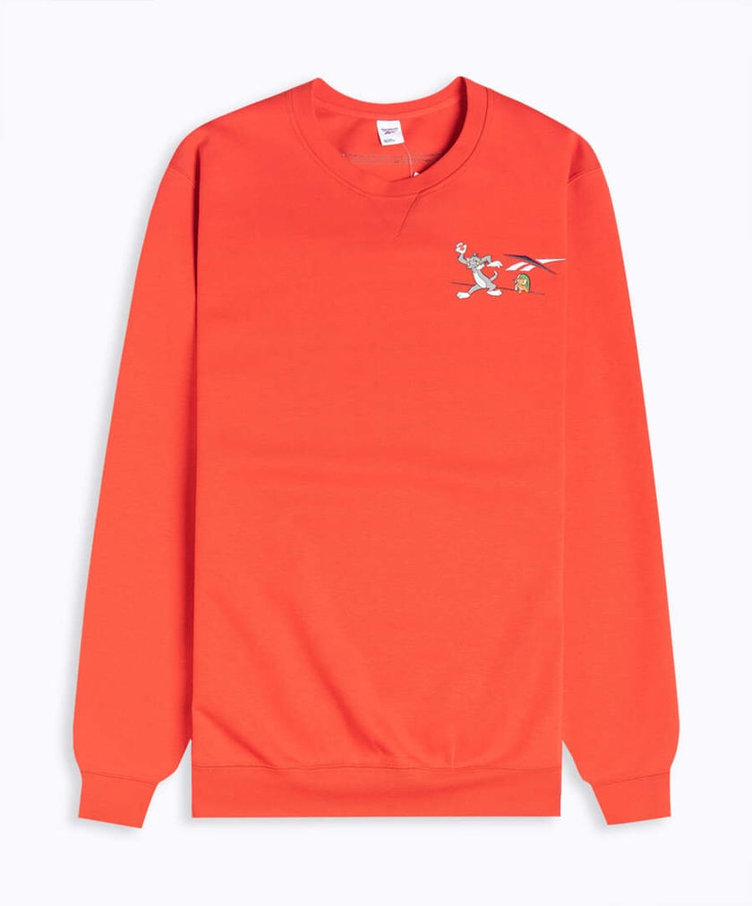 Felpa reebok uomo rosso outlet