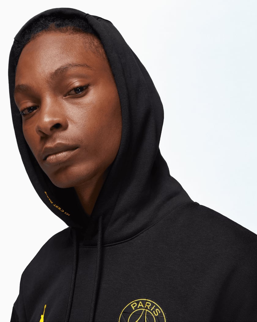 Psg black hoodie jordan outlet