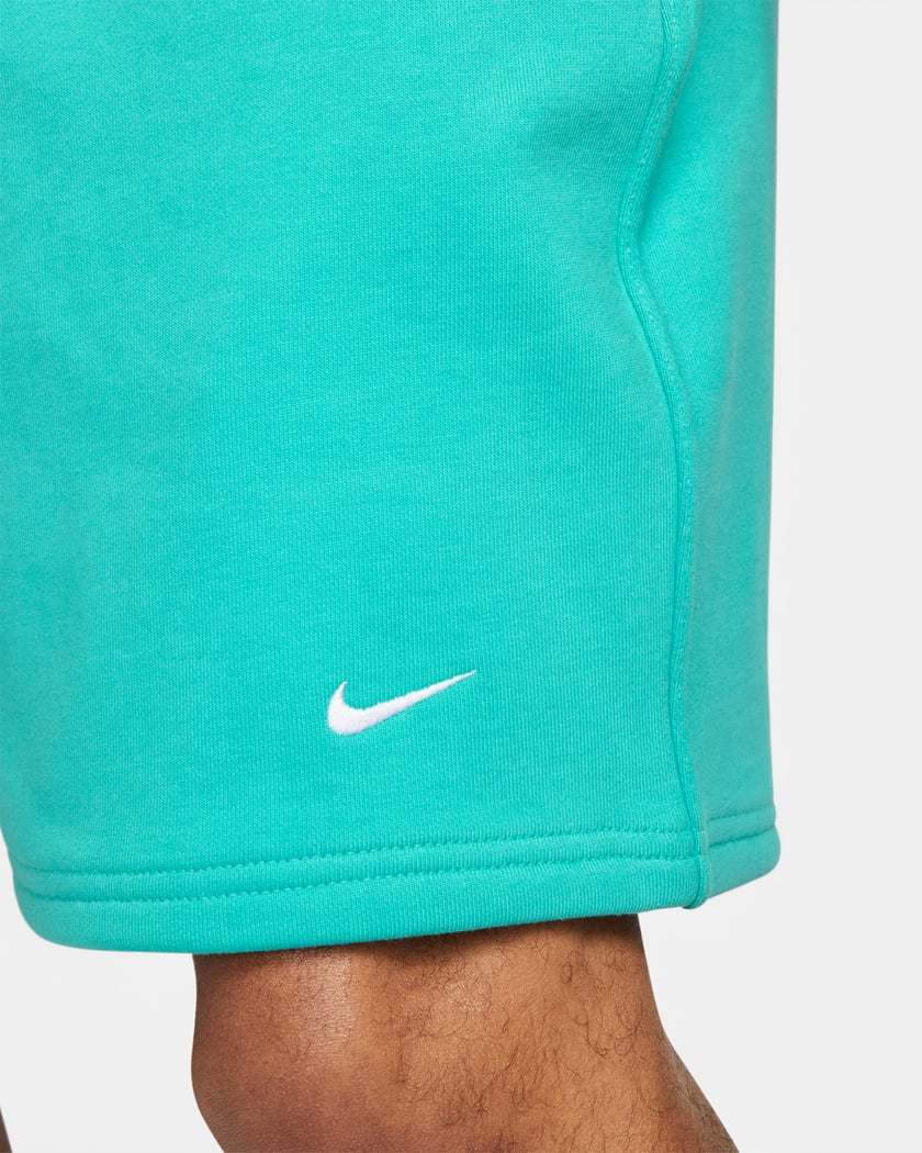Nike Solo Swoosh Men's Fleece Shorts Verde DV3055-392