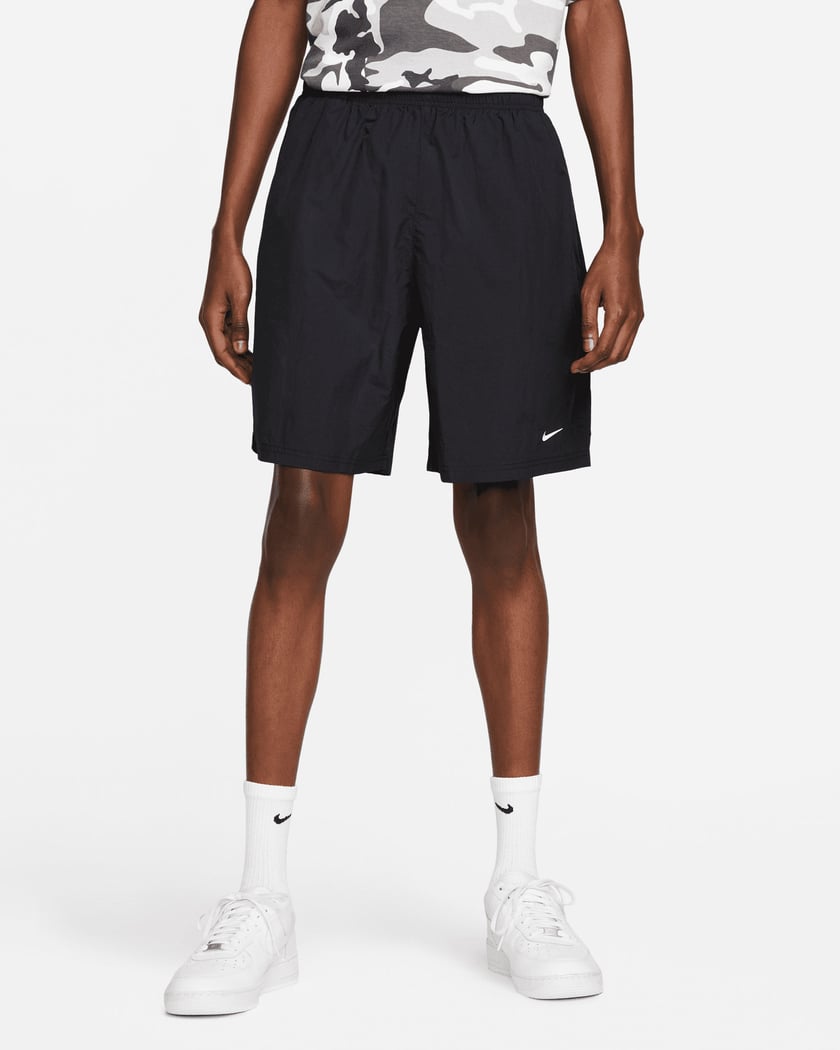 Nike Solo Swoosh Men s Woven Shorts Nero DX0749 010 Acquista su