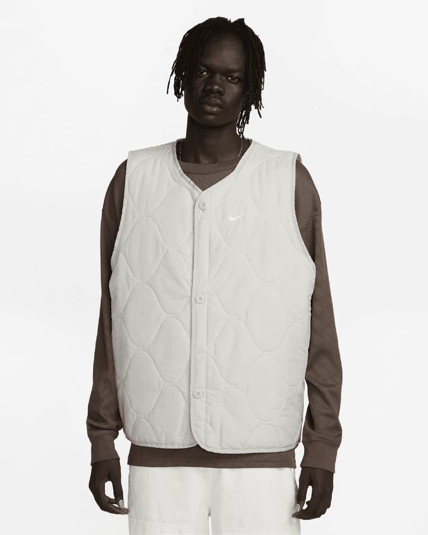 Nike Life Men's Woven Insulated Military Vest Bege DX0890-012