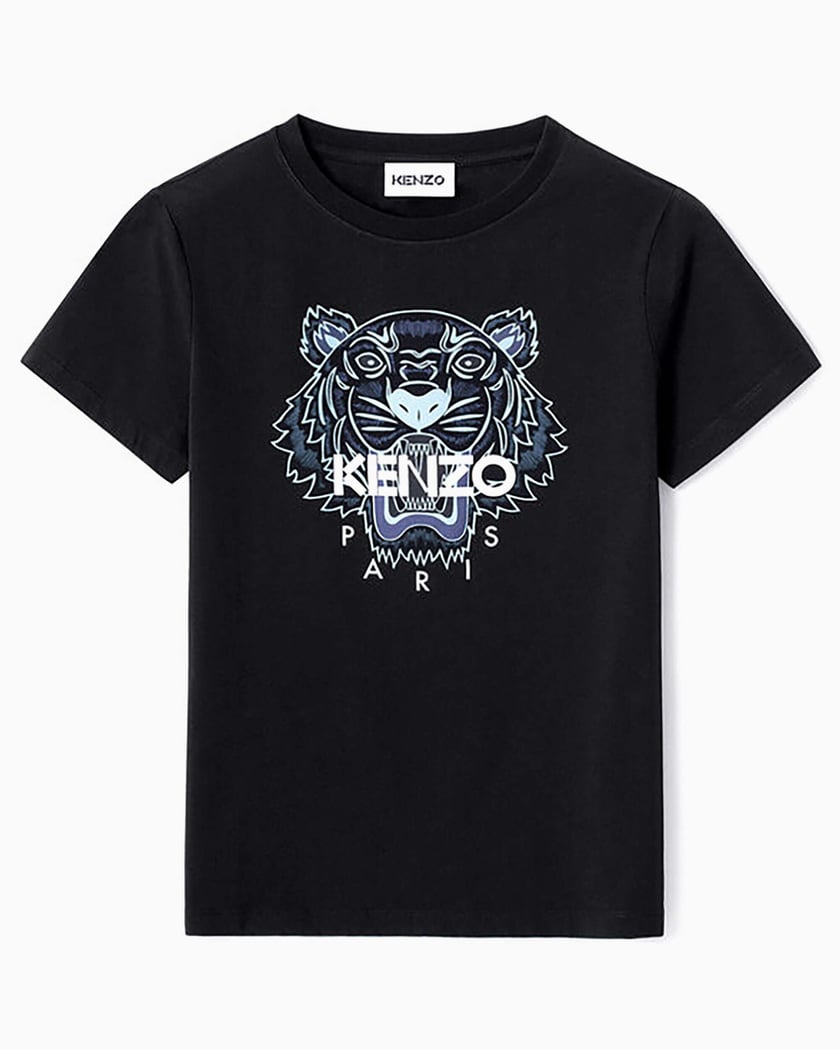Kenzo Tiger Women's T-Shirt Black FB52TS8464YB-99| Buy Online at