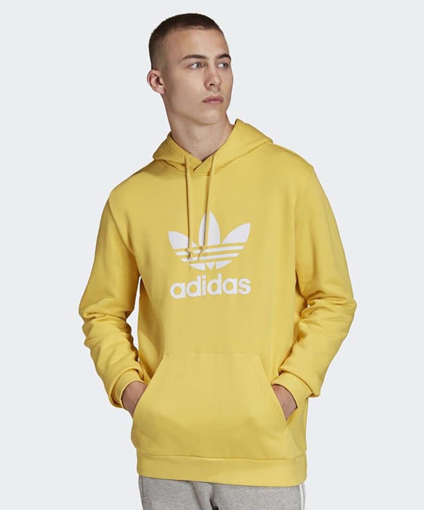Felpa adidas gialla con cappuccio on sale