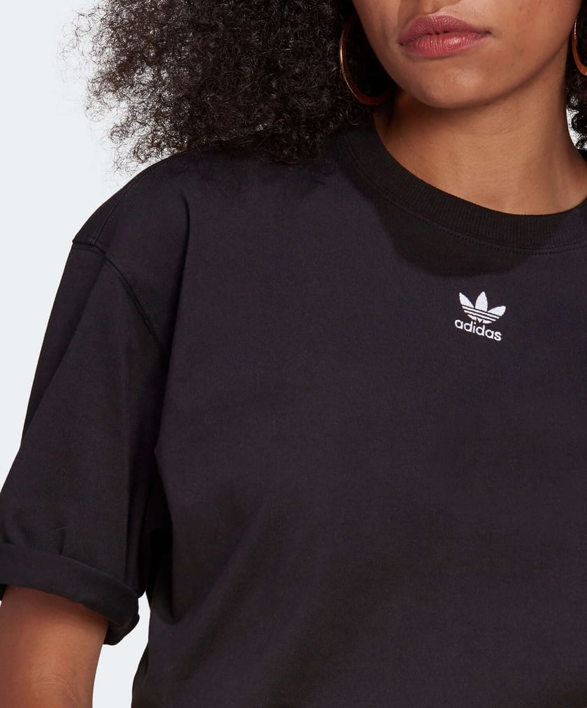 Camisetas adidas mujer cortas sales