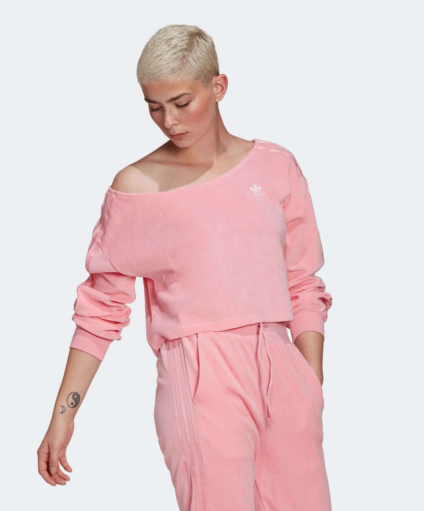 Adidas off shoulder sweatshirt sale