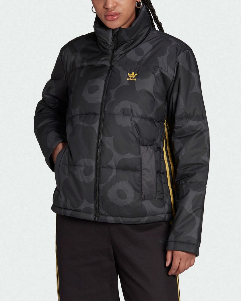 adidas Marimekko Women s Short Puffer Jacket Zwart H20413 Shop