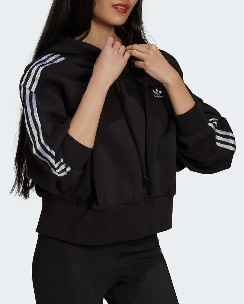 Adidas satin hoodie hotsell