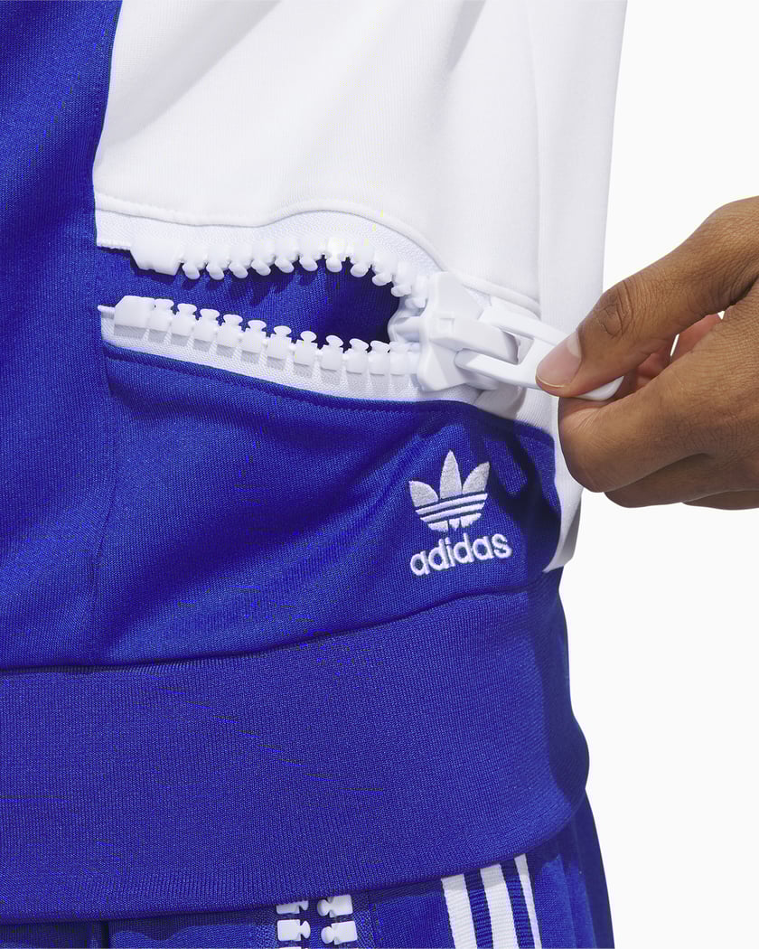 adidas Originals x Jeremy Scott Men s Big Zip Jacket Blauw HY1811